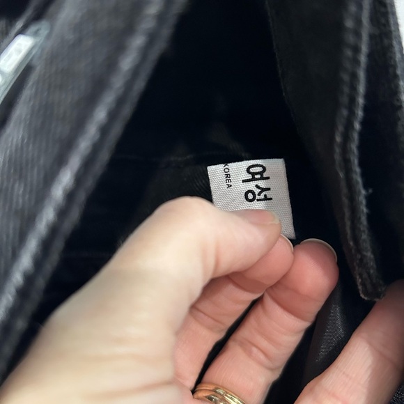 Women's Denim & Tulle Black Tiered Midi Dress Sz S Grunge Punk Gothic Overalls - Picture 12 of 12